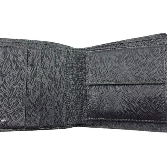 Cartier Bi -fold Wallet Black USED - Picture 12 of 12